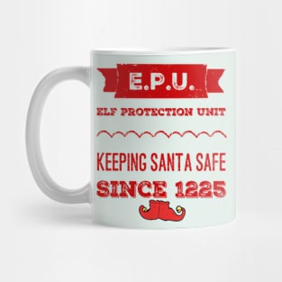 Elf protection unit, keeping santa safe since 1225 Mug